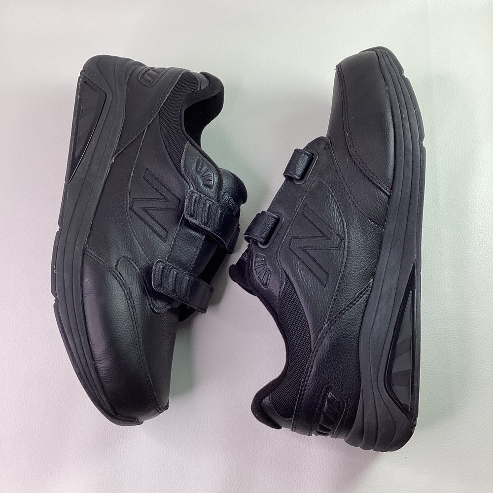 New Balance 928v3 Mens 10 4E Black Leather Walking Shoe MW928HB3 Hook Loop Strap - Picture 7 of 9